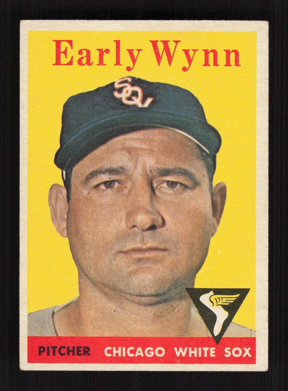 1958 Topps #100 Early Wynn White Letters VGEX+ l, front