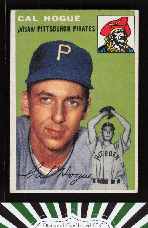 1954 Topps #134 Cal Hogue VGEX i, front
