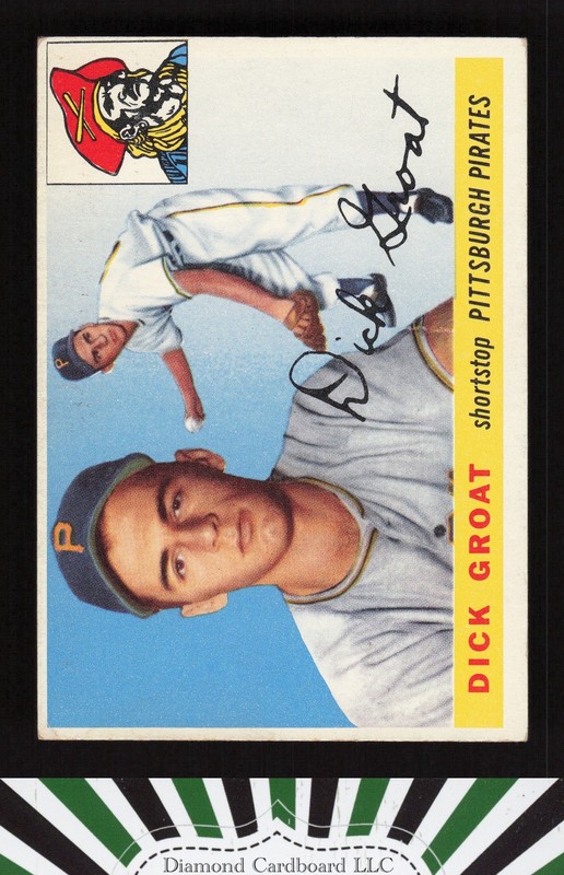 1955 Topps #26 Dick Groat VGEX h, front