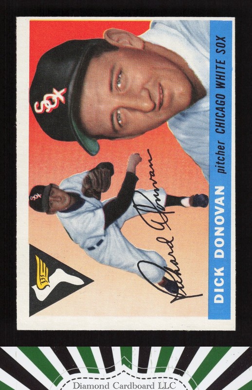 1955 Topps #146 Dick Donovan EX k, front