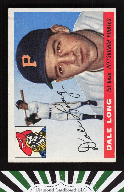 1955 Topps #127 Dale Long EX f, front