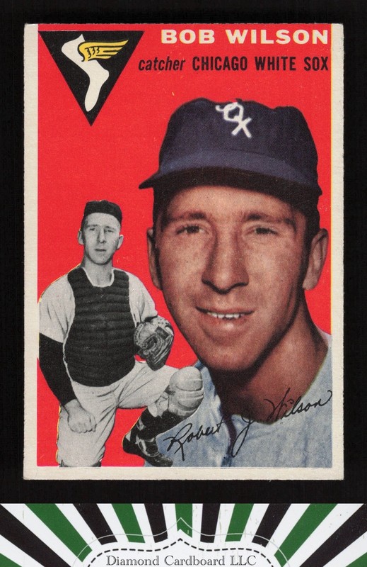1954 Topps #58 Bob Wilson EX [NICELY CENTERED] d, front