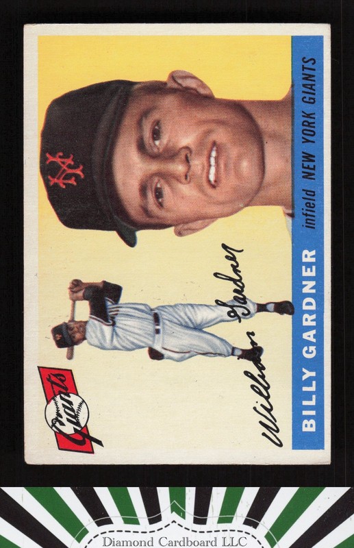 1955 Topps #27 Billy Gardner VG+ c, front