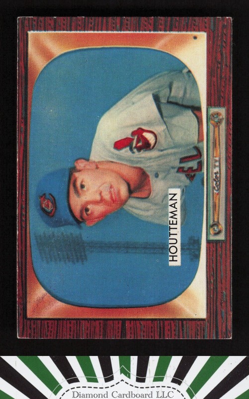 1955 Bowman #144 Art Houtteman VGEX, front
