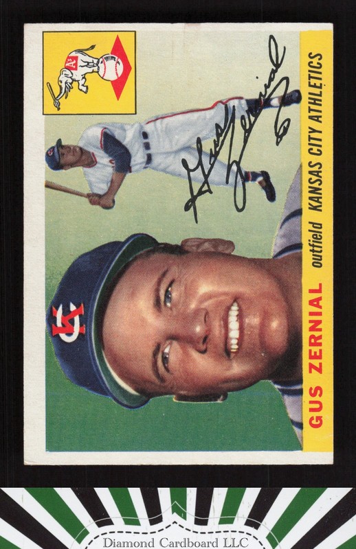 1955 Topps #110 Gus Zernial VGEX (MC) m, front