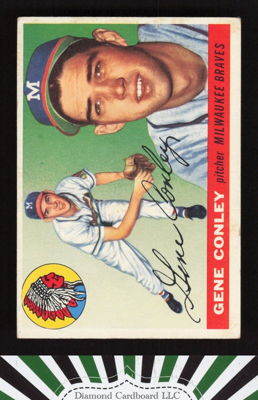 1955 Topps #81 Gene Conley VGEX l, front