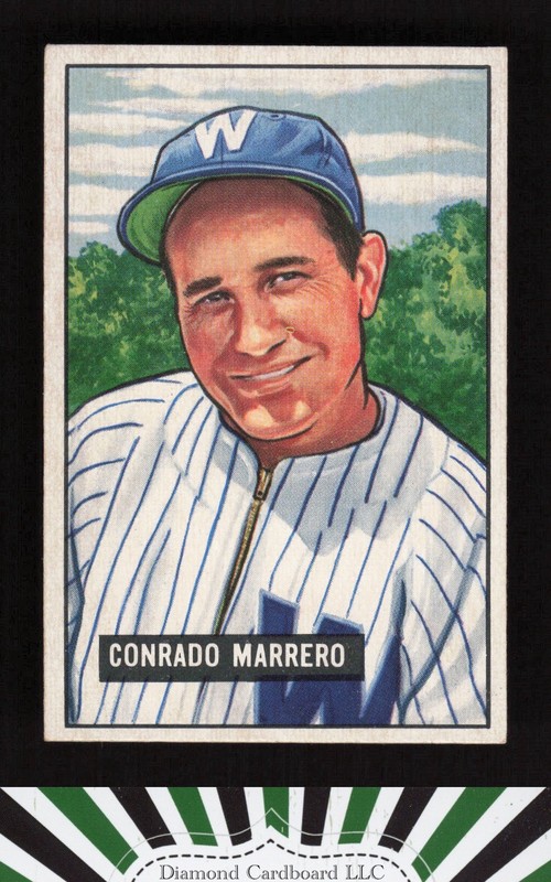 1951 Bowman #206 Connie Marrero EX, front