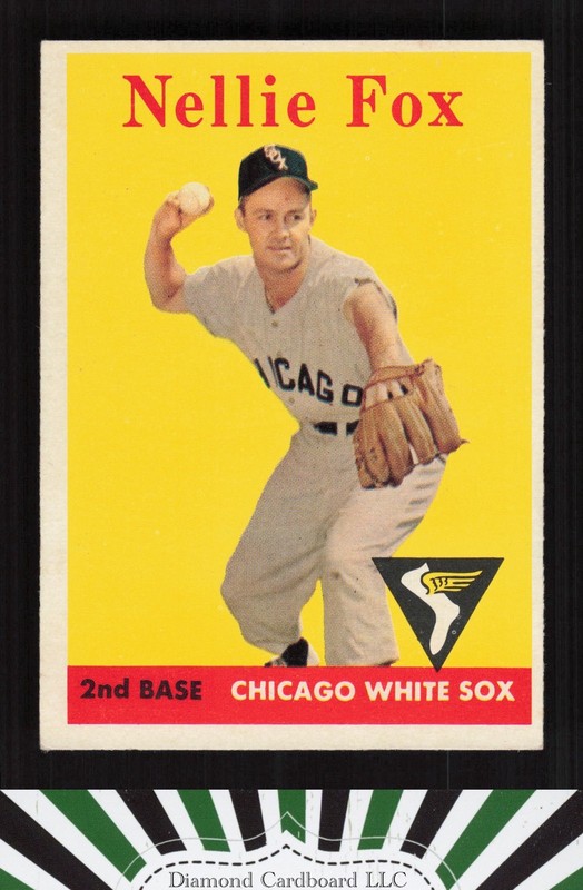 1958 Topps #400 Nellie Fox EXMT j, front