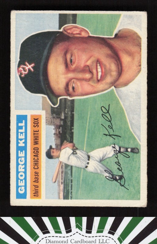 1956 Topps #195 George Kell VG+ f, front