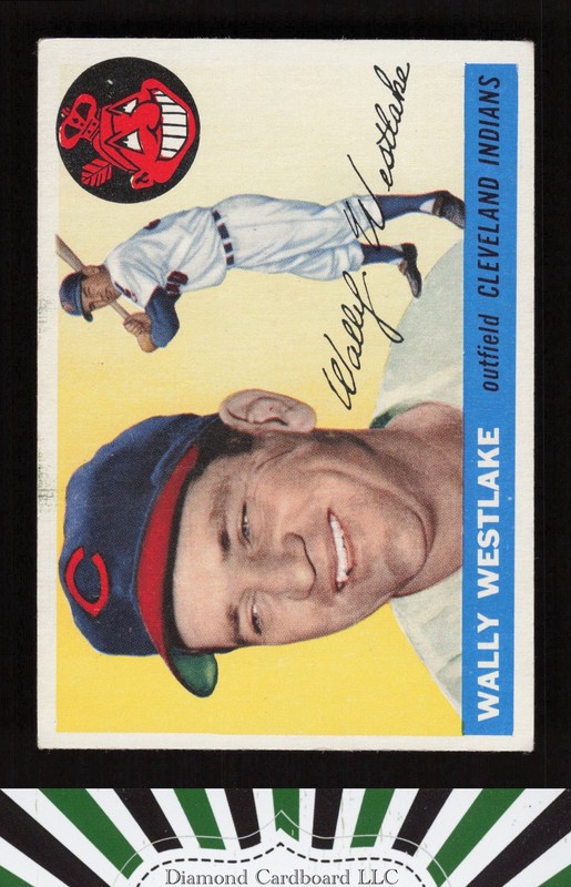1955 Topps #102 Wally Westlake VGEX h, front