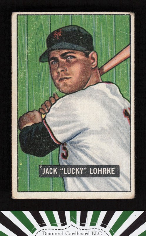 1951 Bowman #235 Jack Lohrke GD, front