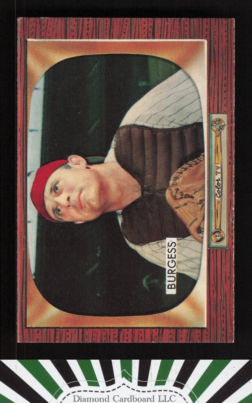 1955 Bowman #209 Forrest "Smoky" Burgess EXMT, front