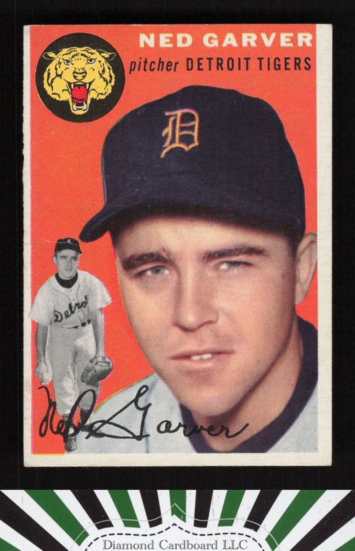 1954 Topps #44 Ned Garver VG+ k, front
