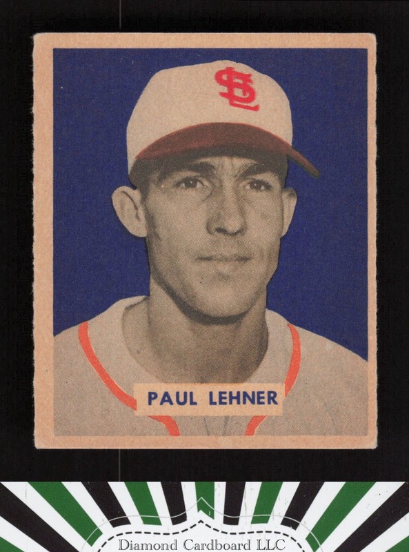 1949 Bowman #131 Paul Lehner VGEX a, front
