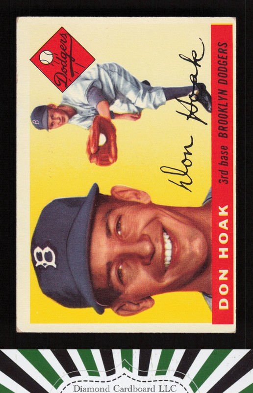 1955 Topps #40 Don Hoak VGEX k, front