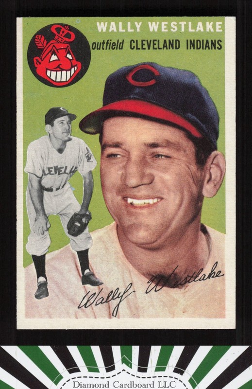 1954 Topps #92 Wally Westlake NM a, front