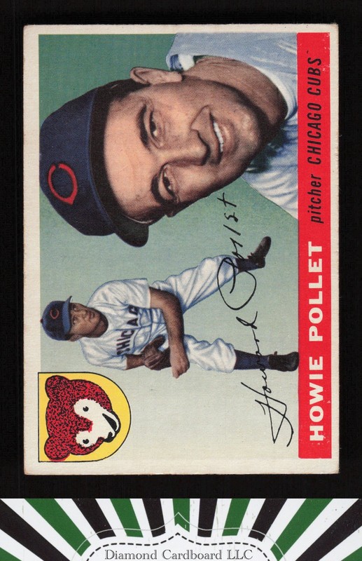 1955 Topps #76 Howie Pollet VGEX f, front