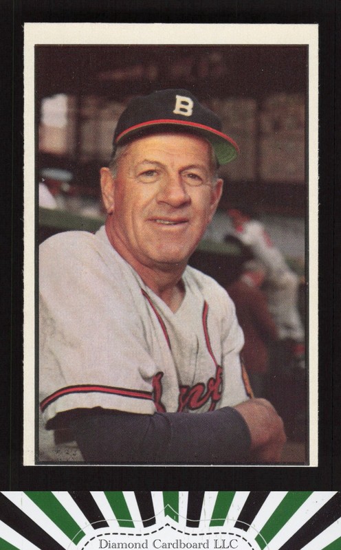 1953 Bowman Color #69 Charlie Grimm NM (MC) a, front