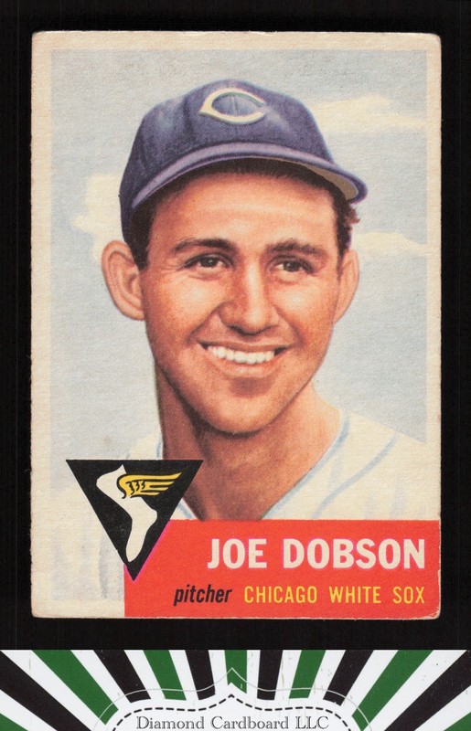1953 Topps #5 Joe Dobson GD b, front