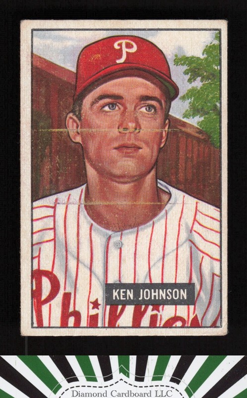 1951 Bowman #293 Ken Johnson VG, front