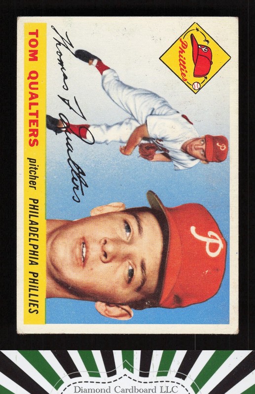 1955 Topps #33 Tom Qualters VGEX m, front