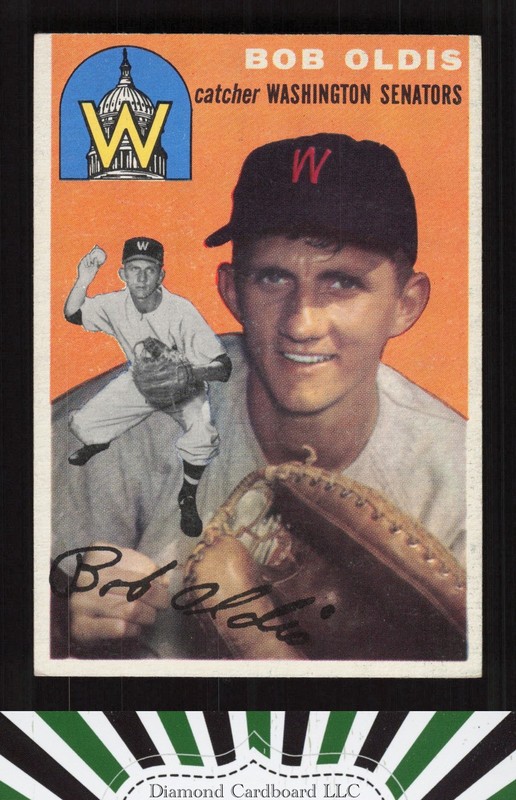 1954 Topps #91 Bob Oldis EX j, front