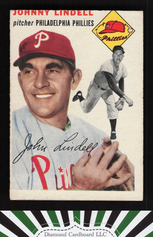 1954 Topps #51 Johnny Lindell VG (MC) n, front
