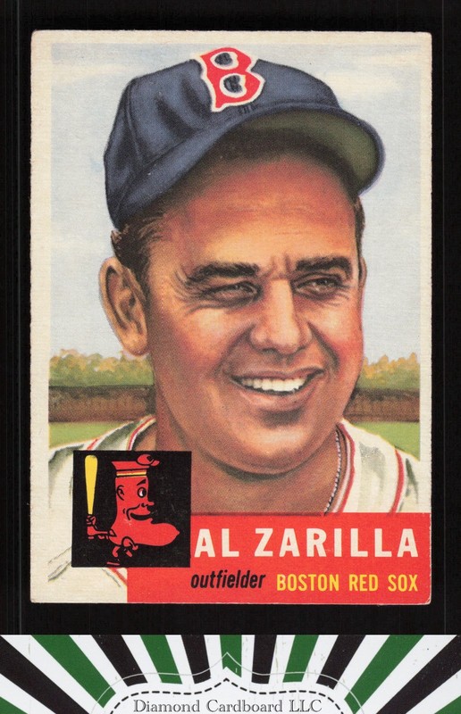 1953 Topps #181 Al Zarilla VG d, front