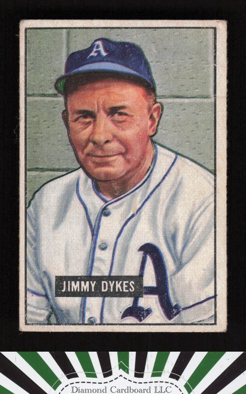 1951 Bowman #226 Jimmy Dykes GD, front