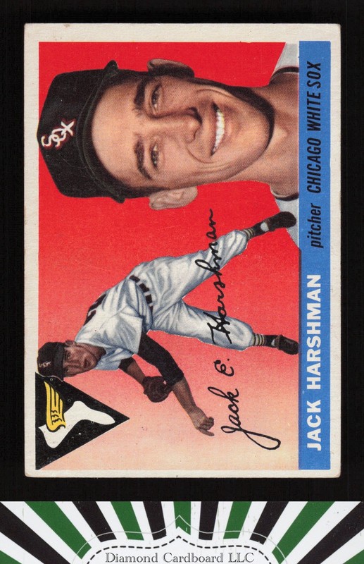 1955 Topps #104 Jack Harshman VGEX g, front
