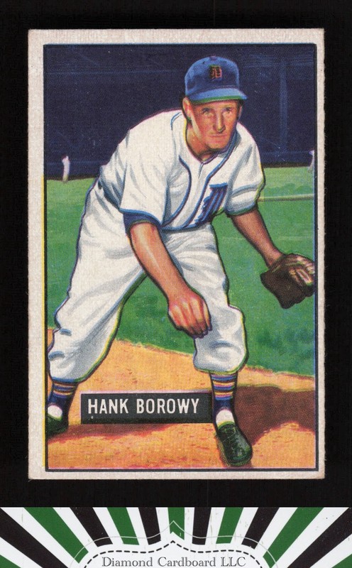 1951 Bowman #250 Hank Borowy VG+, front