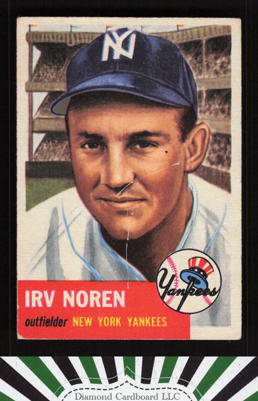 1953 Topps #35 Irv Noren FR a, front