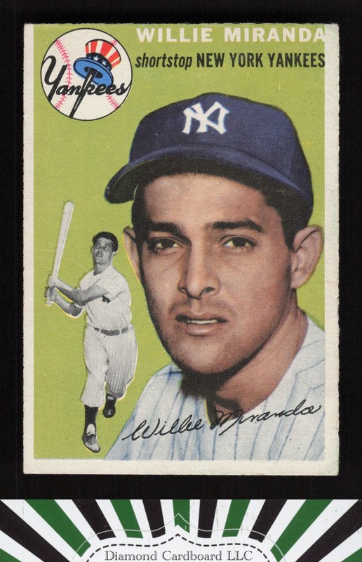 1954 Topps #56 Willy Miranda VG k, front