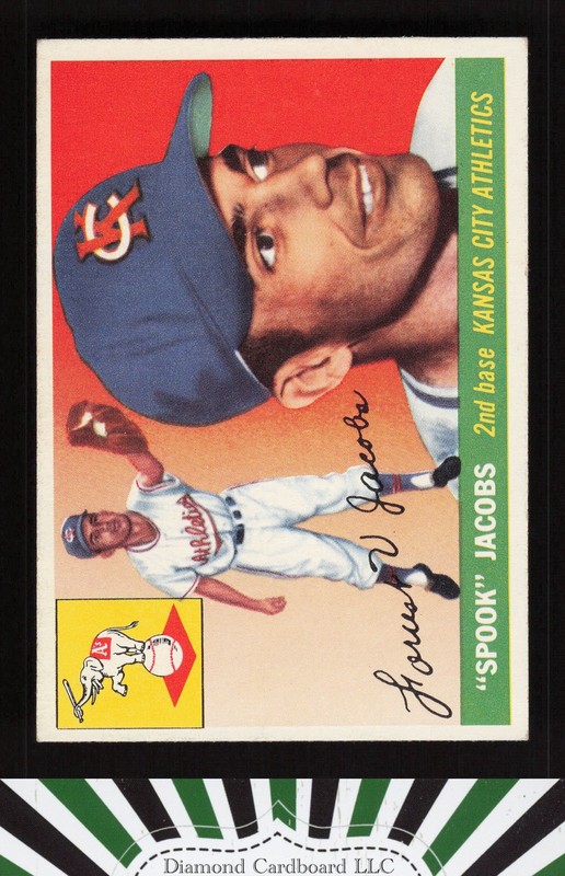 1955 Topps #61 Spook Jacobs EX v, front