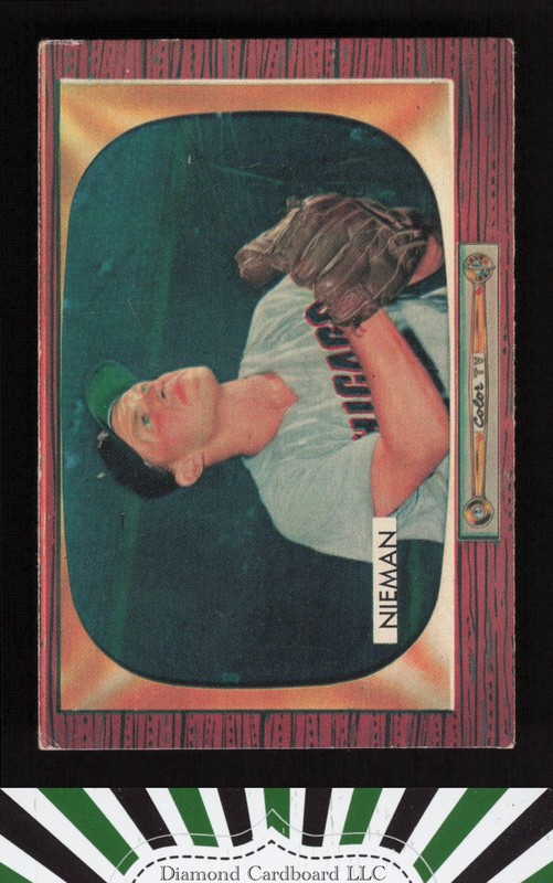 1955 Bowman #145 Bob Nieman VGEX, front