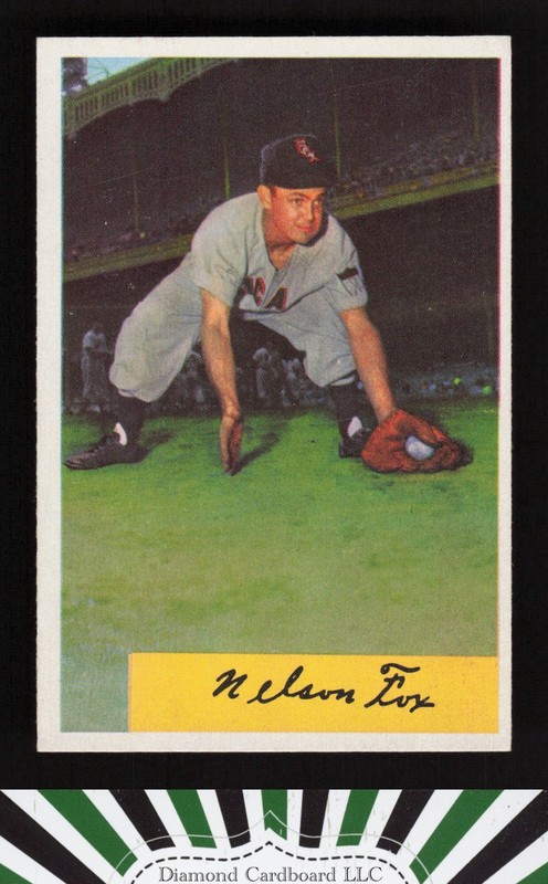 1954 Bowman #6 Nelson Fox EXMT+ g, front