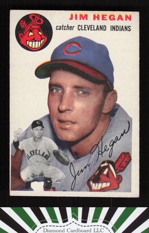1954 Topps #29 Jim Hegan VGEX i, front