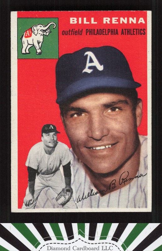 1954 Topps #112 Bill Renna GD+ e, front