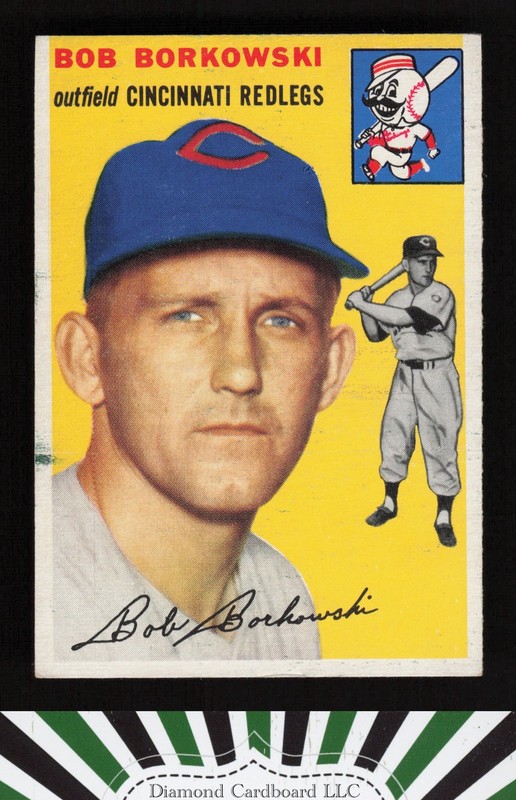 1954 Topps #138 Bob Borkowski VGEX [CENTERED] a, front