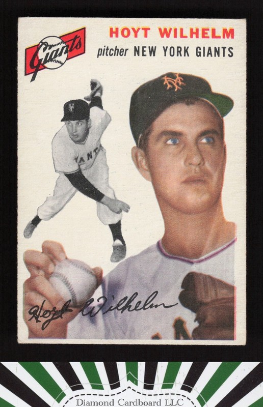 1954 Topps #36 Hoyt Wilhelm VGEX+ k, front