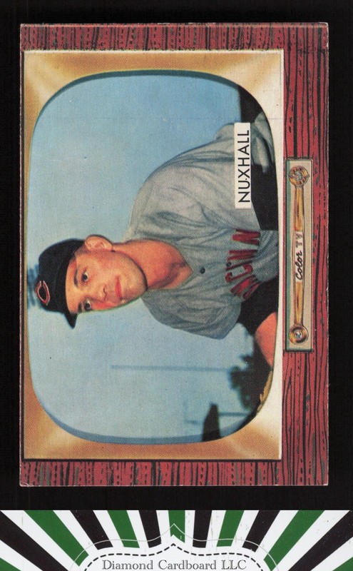 1955 Bowman #194 Joe Nuxhall VGEX+, front