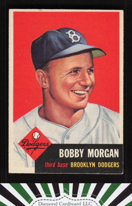 1953 Topps #85 Bobby Morgan VGEX g, front