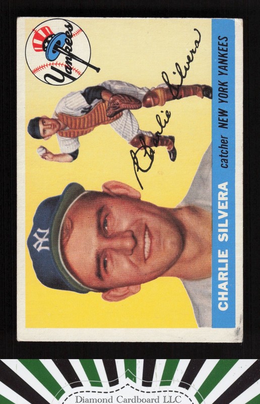 1955 Topps #188 Charlie Silvera VGEX f, front