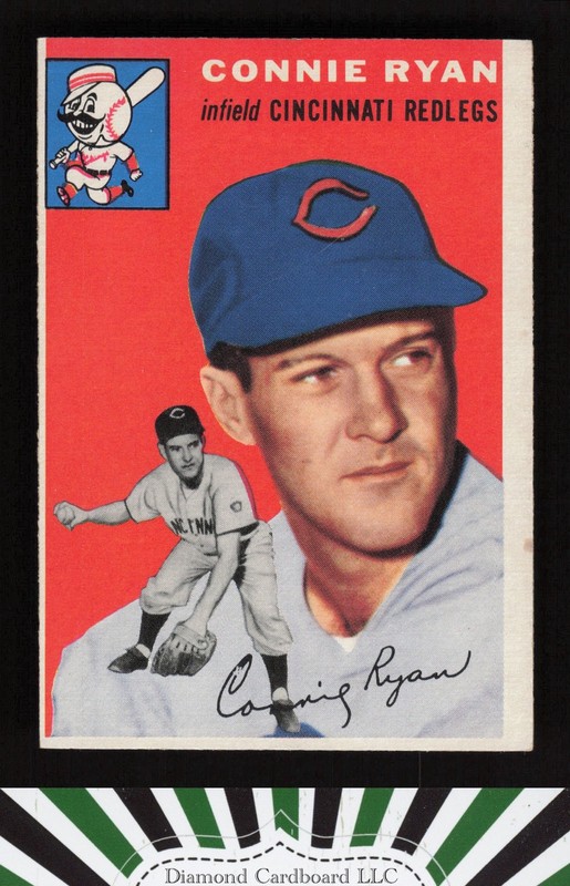 1954 Topps #136 Connie Ryan VGEX f, front