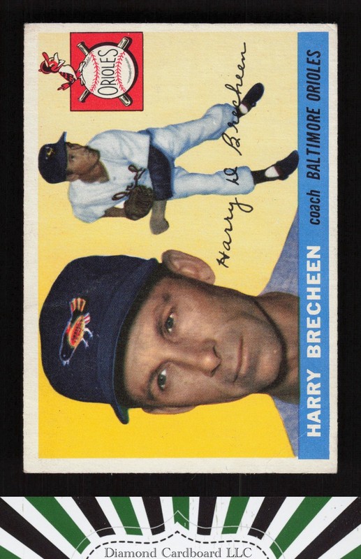 1955 Topps #113 Harry Brecheen VG b, front