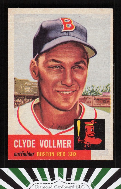 1953 Topps #32 Clyde Vollmer EXMT f, front
