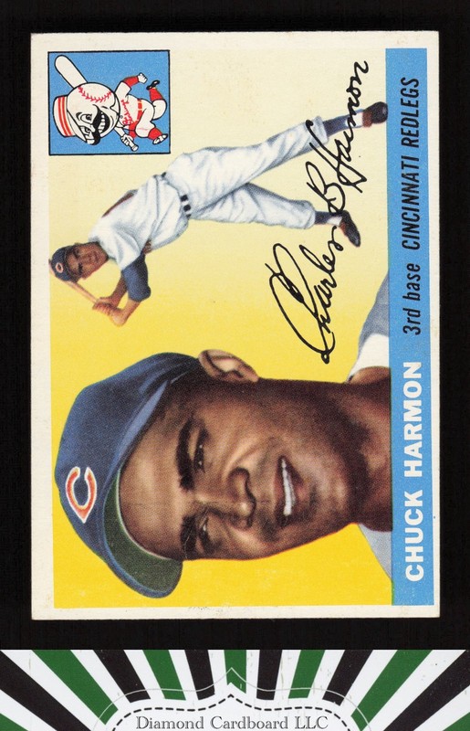 1955 Topps #82 Chuck Harmon VGEX+ m, front