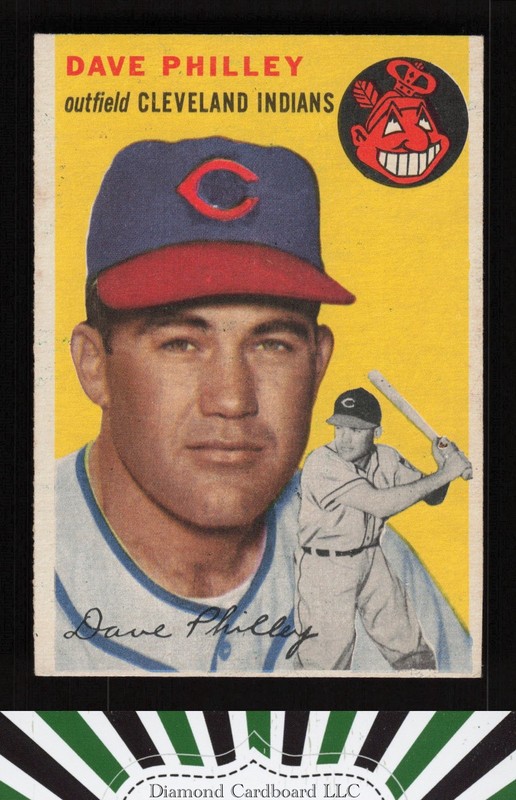 1954 Topps #159 Dave Philley VGEX f, front