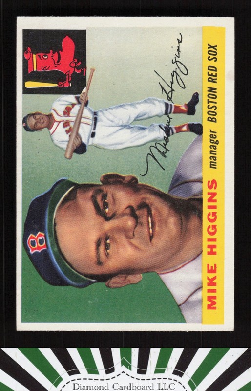 1955 Topps #150 Mike Higgins VGEX+ h, front