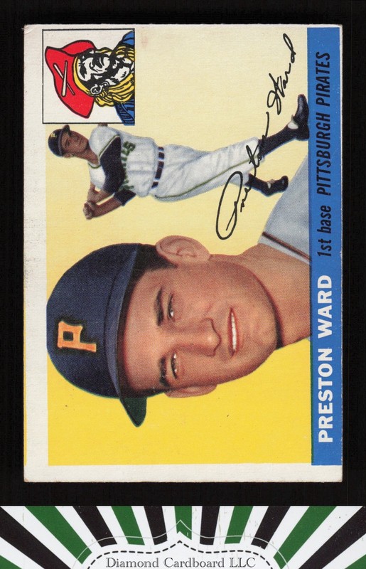 1955 Topps #95 Preston Ward VGEX (MC) a, front